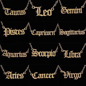 Zodiac Necklaces(Gold)